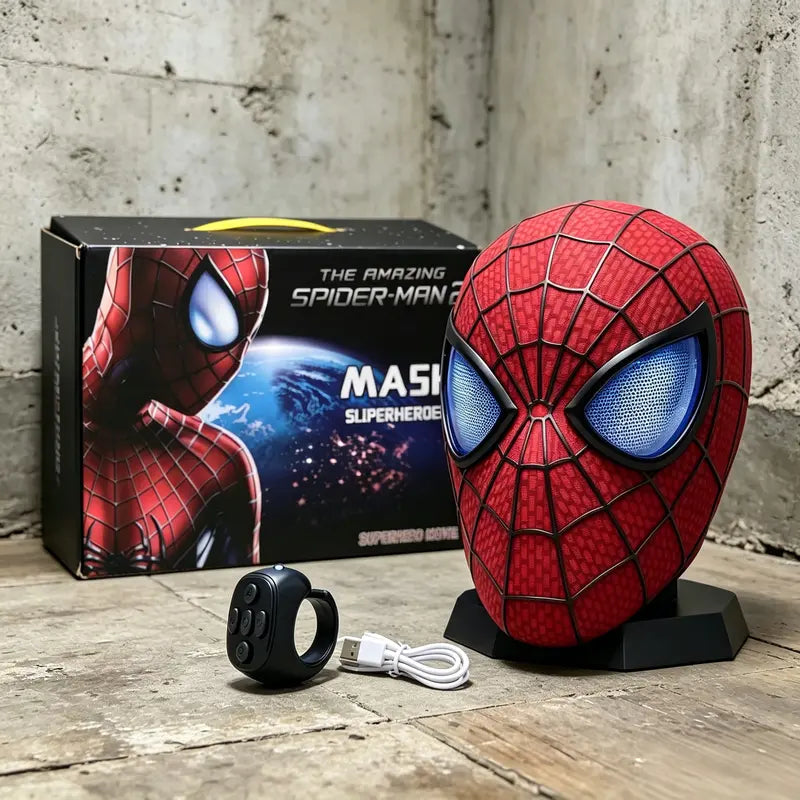 Killerbody 1:1 Spider-Man LED Light-Up Cosplay Mask – Remote Control Wearable Collectible
