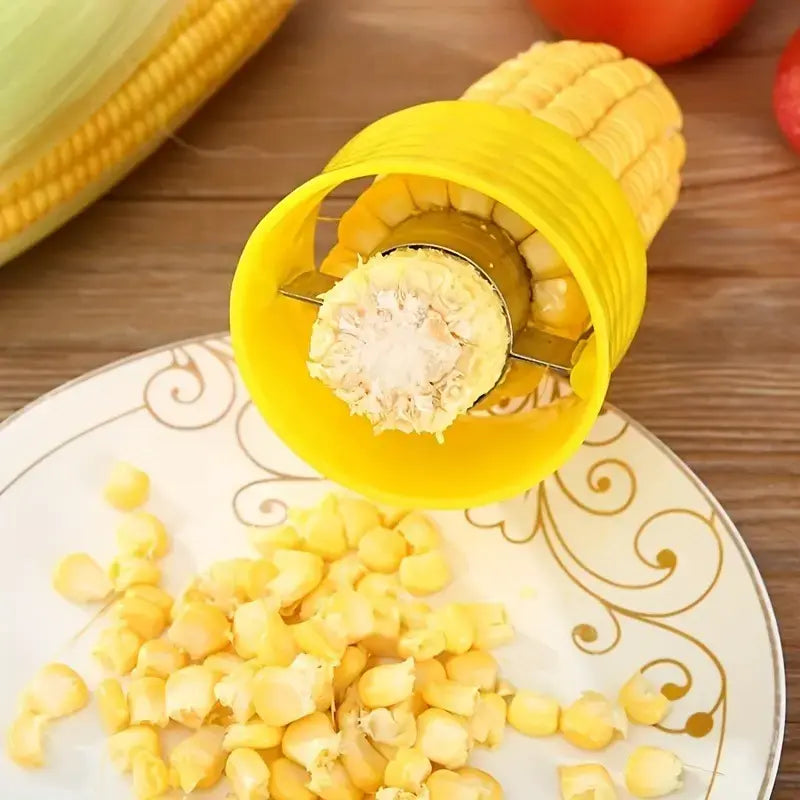 Stainless Steel Corn Kernel Stripper with Collection Cup