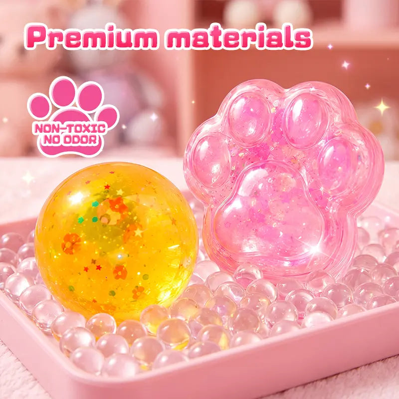 Kawaii DIY Squishy Kit – Mochi Texture Slime & ASMR Fidget Toy