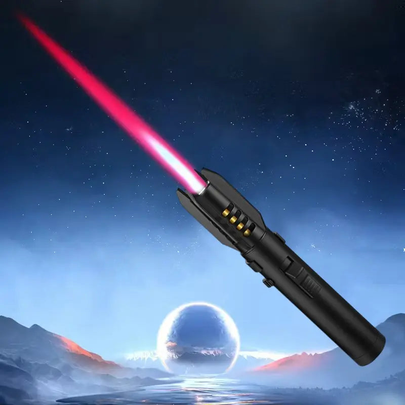 Windproof Jet Flame Turbine Torch Lighter – Metal Body, Adjustable Flame, Lockable Safety