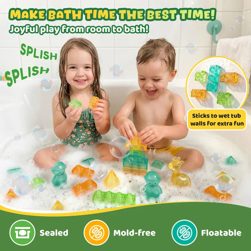 JOYSPOT Gummy Blocks – Squishy Jelly Stacking Building Toy for Kids