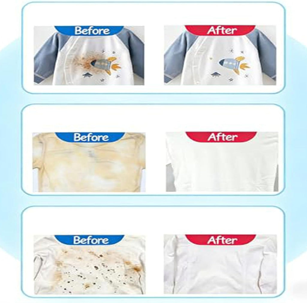 Hyper Concentrated Active Oxygen Laundry Powder – Chlorine-Free Deep Stain Remover