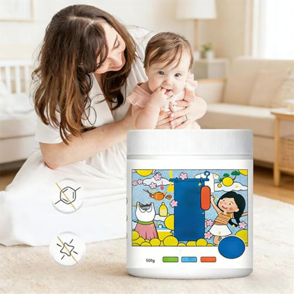 Hyper Concentrated Active Oxygen Laundry Powder – Chlorine-Free Deep Stain Remover