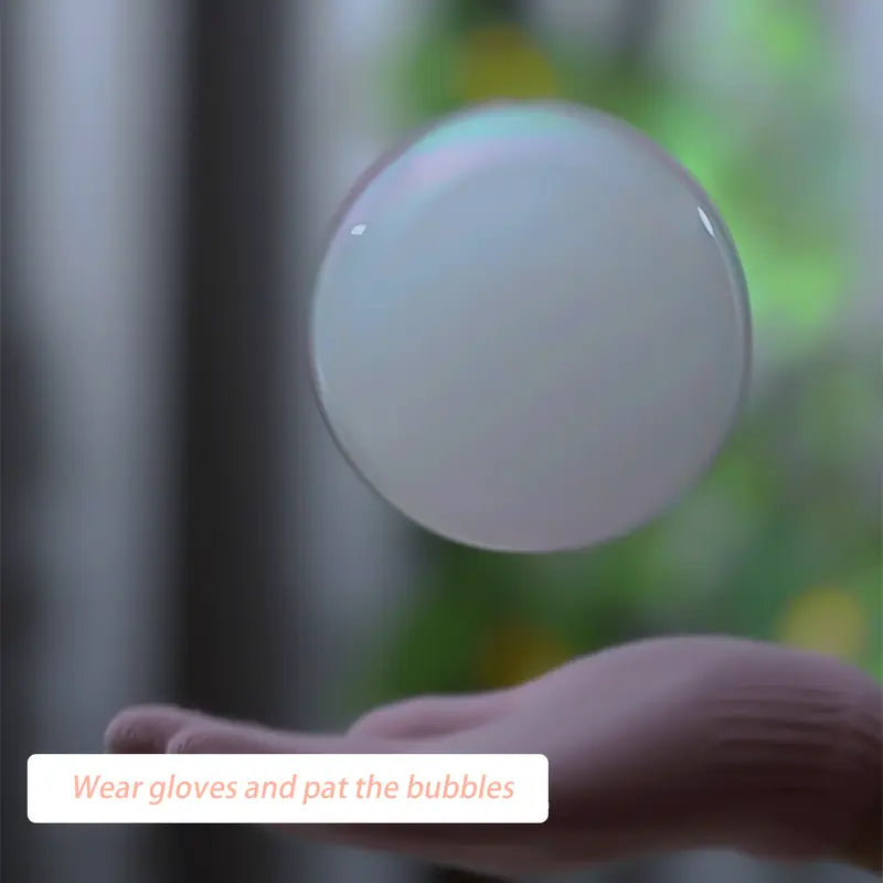 Handheld Party Bubble Maker – Elastic Spinner Wand with Colorful Smoke Effect