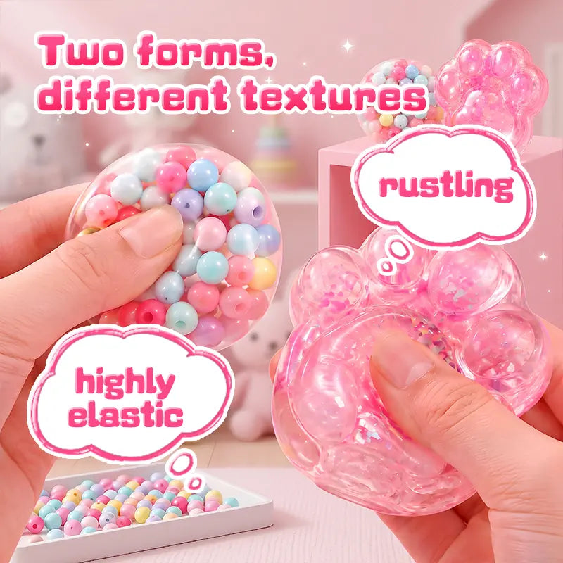 Kawaii DIY Squishy Kit – Mochi Texture Slime & ASMR Fidget Toy