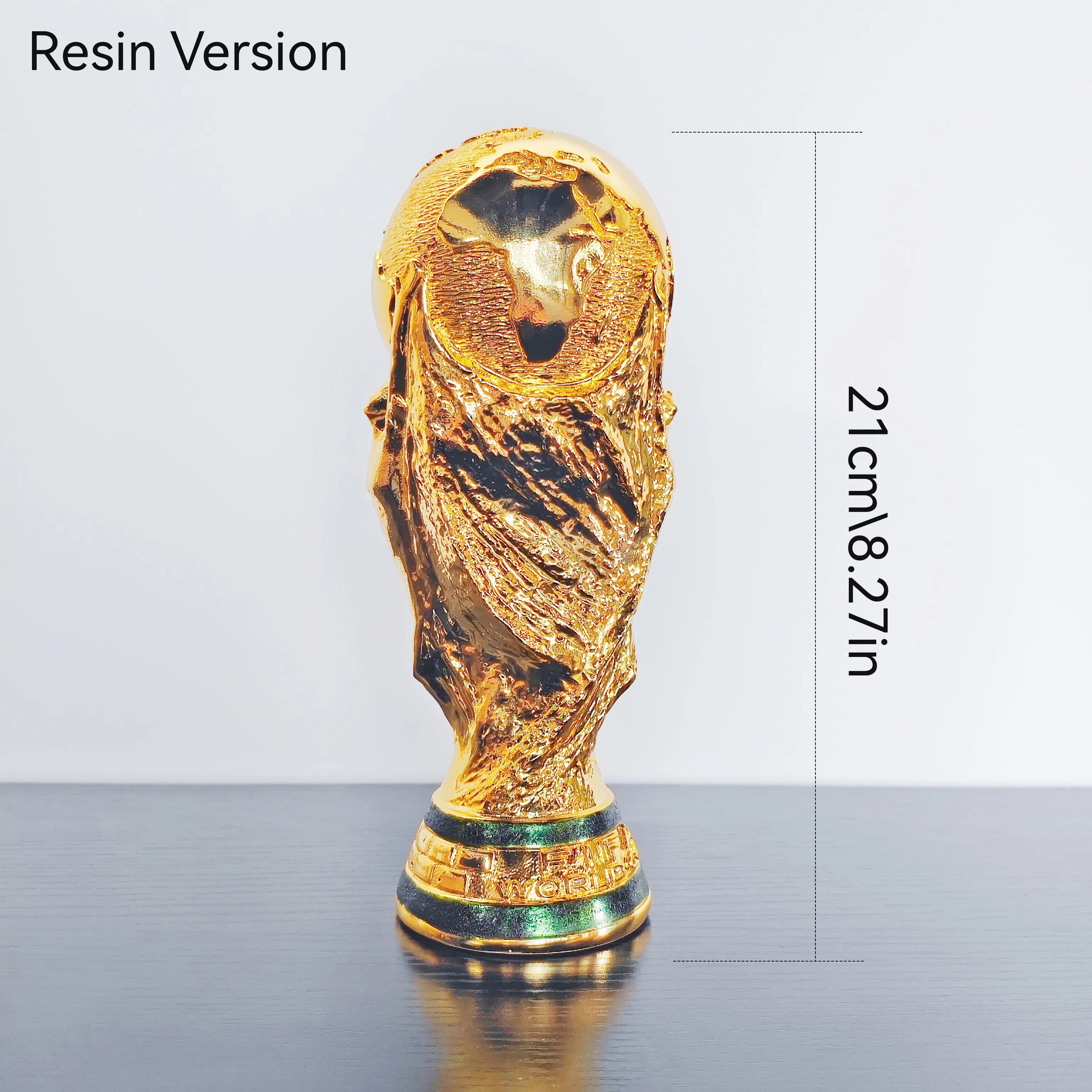 [Upgraded Resin Version ]-[With 2026 Spain Champion Team Name] High-Quality World Cup Hercules Cup Replica Trophy