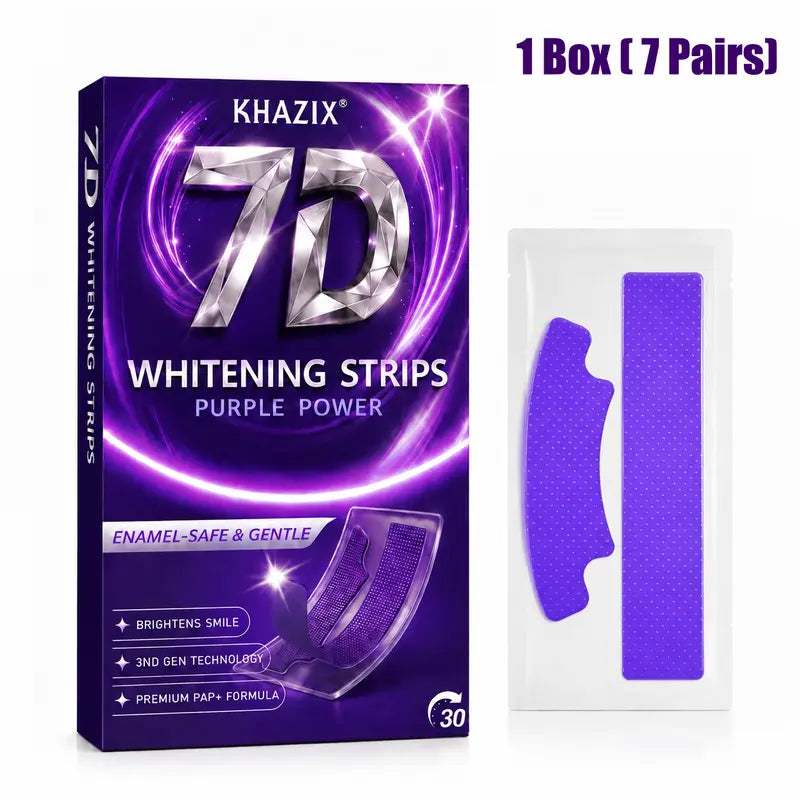 Gentle Minty Whitening Teeth Strips for Adults - Daily Brightening Self Care