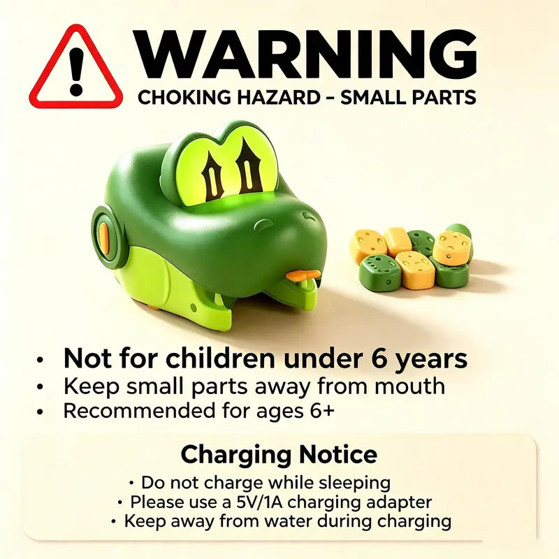 Remote Control Snake Magnetic Toy – Crocodile Feeding Game