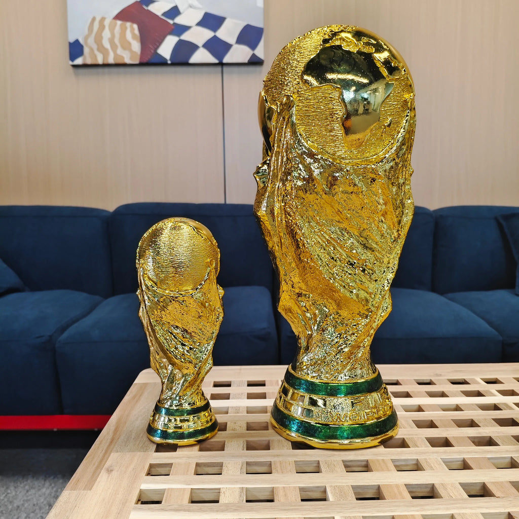 [Upgraded Resin Version ]-[With 2026 Spain Champion Team Name] High-Quality World Cup Hercules Cup Replica Trophy