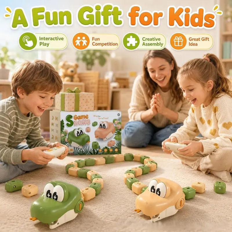 Remote Control Snake Magnetic Toy – Crocodile Feeding Game