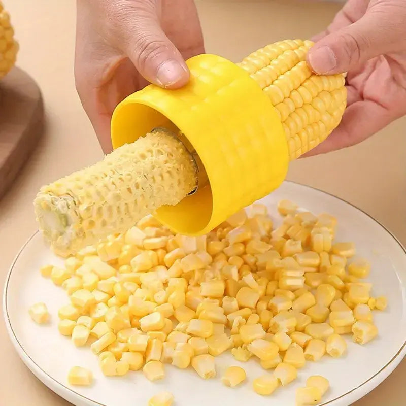 Stainless Steel Corn Kernel Stripper with Collection Cup